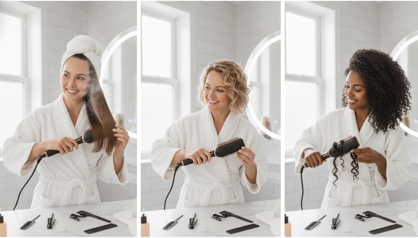 découvrez comment choisir la brosse chauffante idéale selon votre type de cheveux pour des coiffures parfaites et des cheveux en bonne santé.