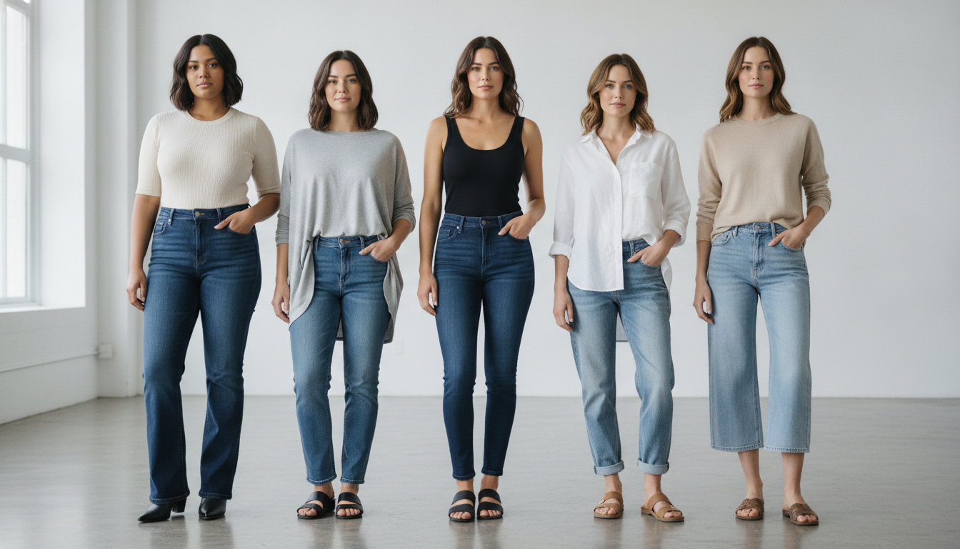 découvrez comment choisir et porter le jean idéal selon votre morphologie pour sublimer votre silhouette avec style et confort.