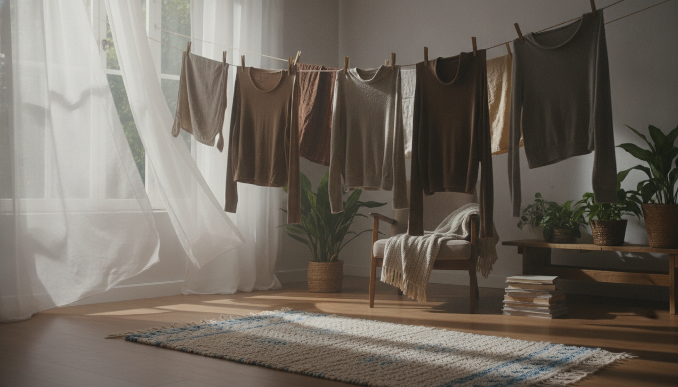découvrez des méthodes et astuces efficaces pour le séchage sans chaleur, préserver vos vêtements et économiser de l'énergie tout en respectant vos textiles.