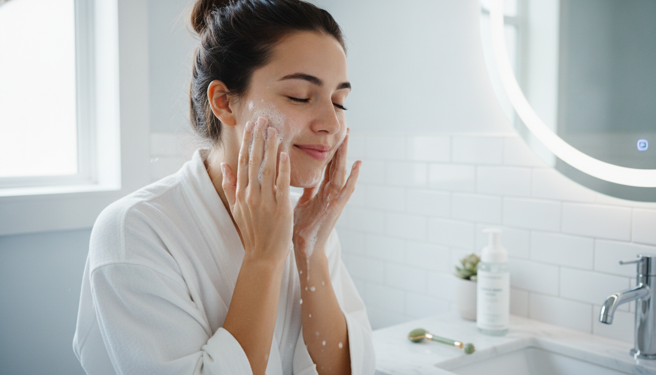 découvrez une routine matin et soir efficace pour prendre soin de votre peau grasse, réduire l'excès de sébum et éviter les imperfections.